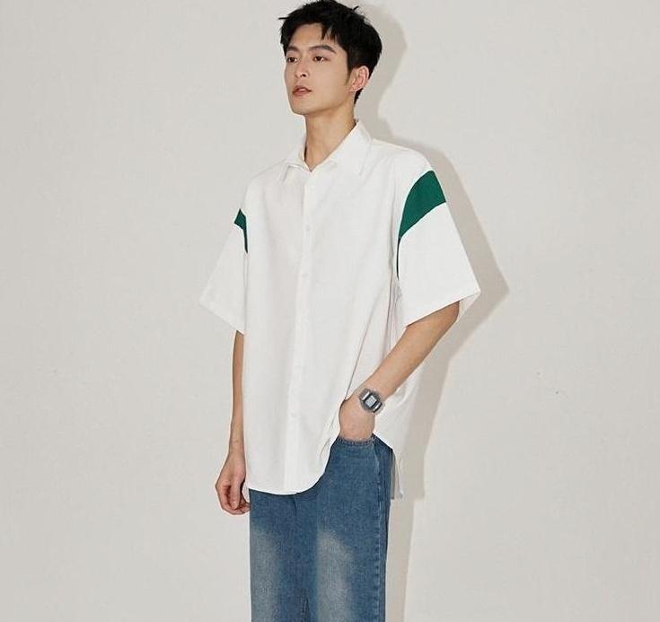 Ice Silk Loose Short Sleeve Shirt