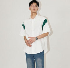 Ice Silk Loose Short Sleeve Shirt