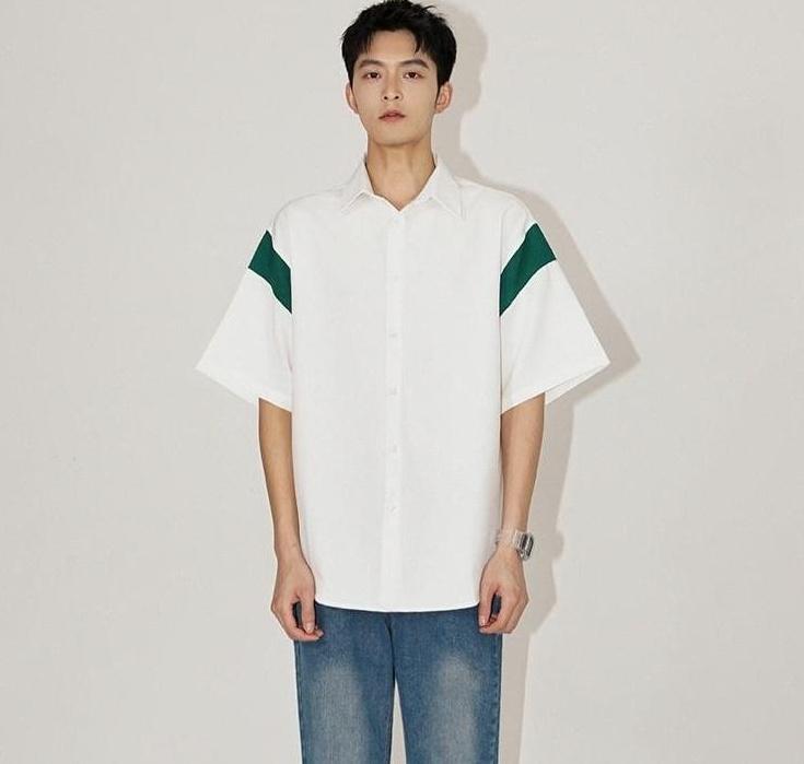 Ice Silk Loose Short Sleeve Shirt