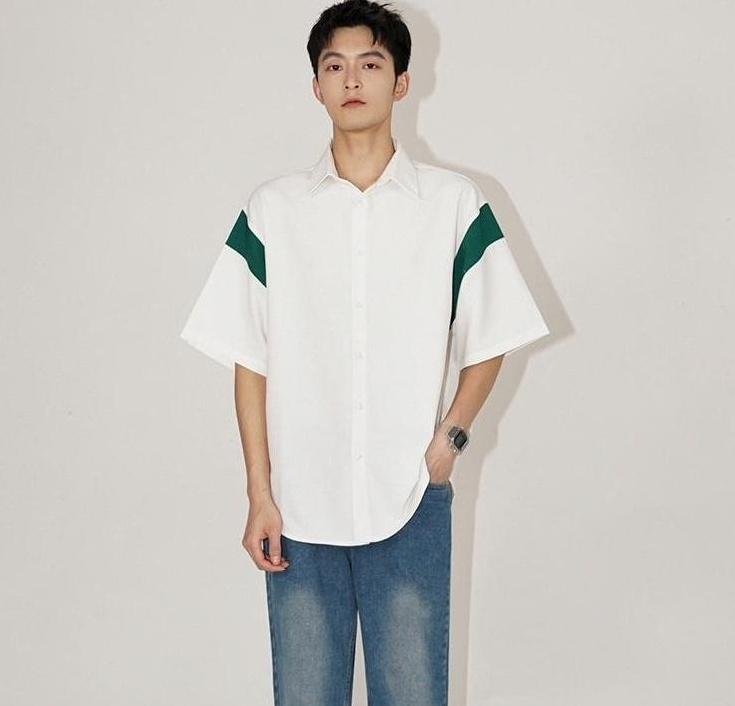 Ice Silk Loose Short Sleeve Shirt
