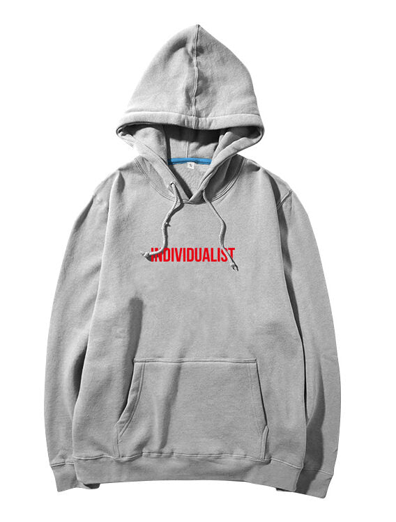 Grey Individualist Hoodie