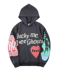 Black Lucky Me I See Ghosts Hoodie
