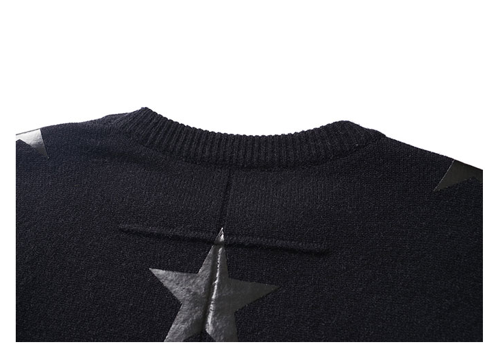 Black Stars And Stripes Sweatshirt