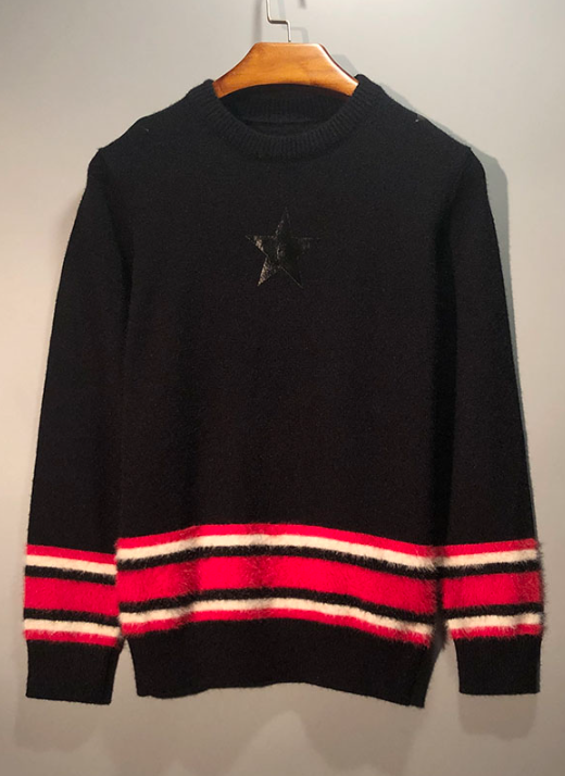 Black Stars And Stripes Sweatshirt