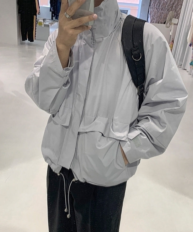Japanese Style Versatile Stand Collar Casual Jacket