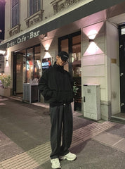 Japanese Style Versatile Stand Collar Casual Jacket