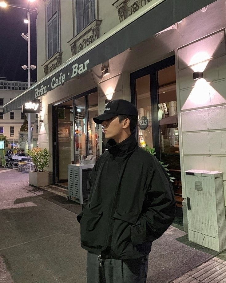 Japanese Style Versatile Stand Collar Casual Jacket