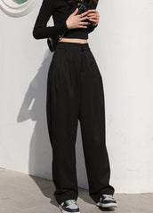 Black Wide Fit Pants