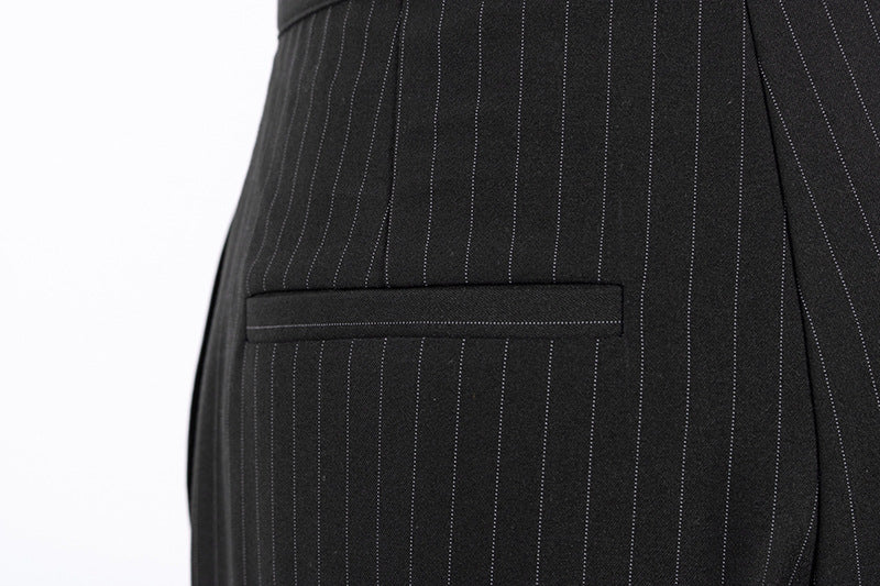 Black Pants With Stripes