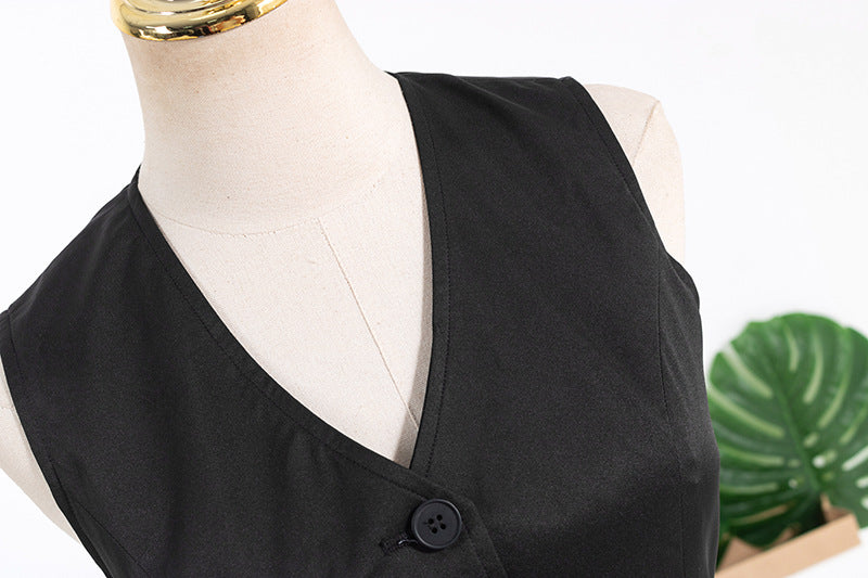Black Suit Vest