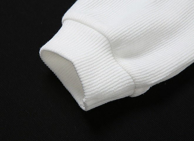White Bra Crop Top With Arm Warmer Sleeves