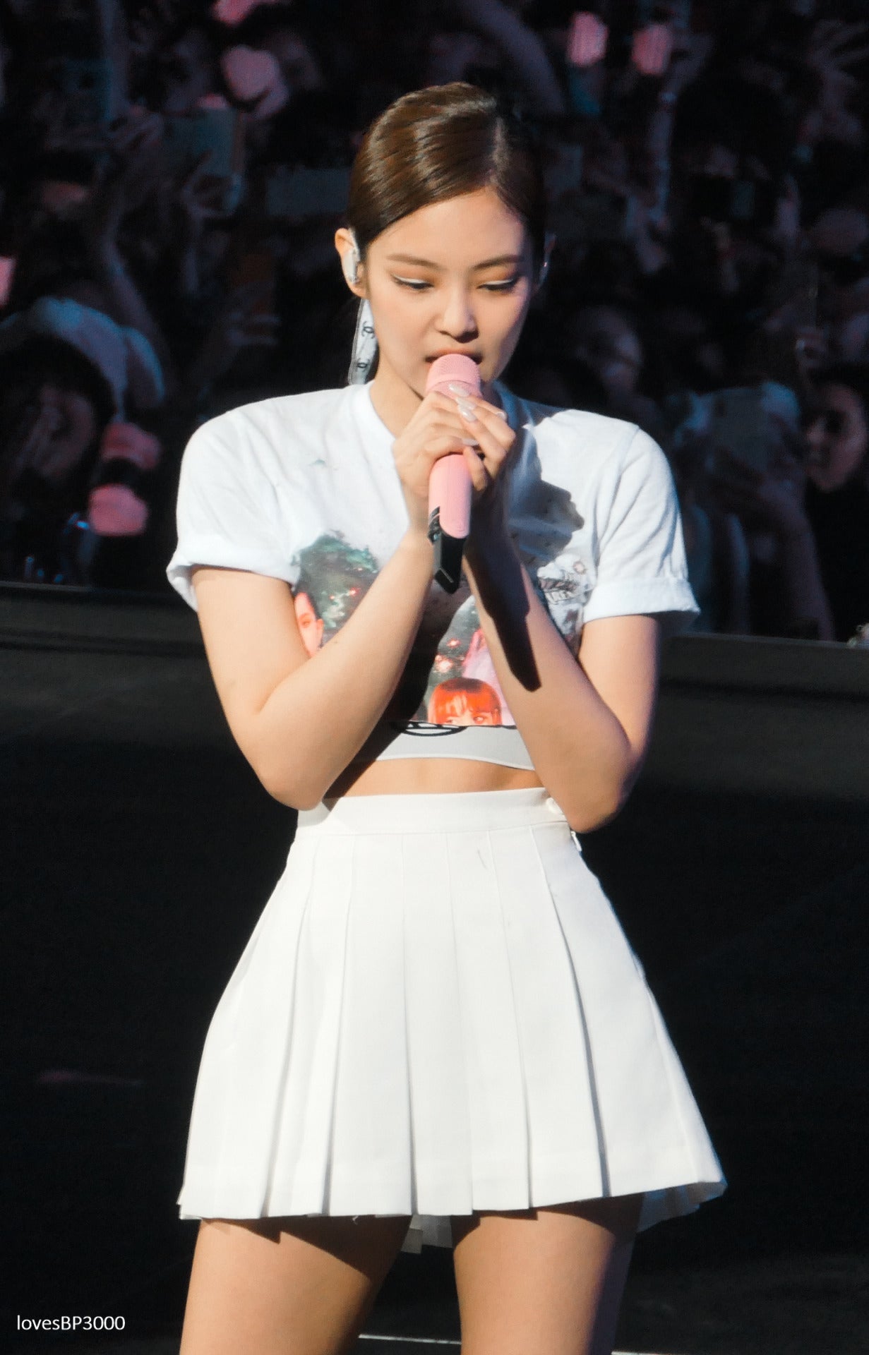 White Pleated Skirt