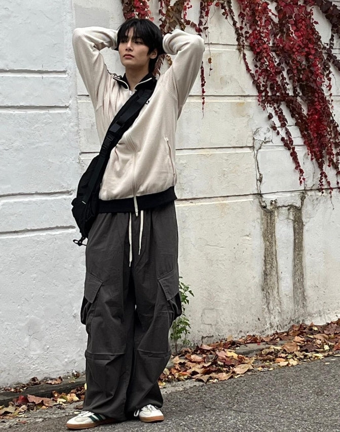 Green Side Pocket Oversized Pants