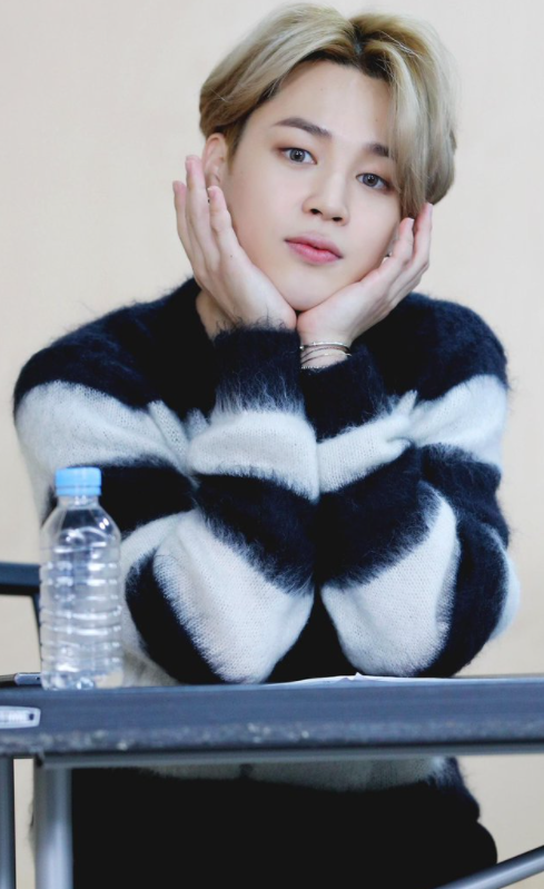 Black And White Striped Mohair Sweater