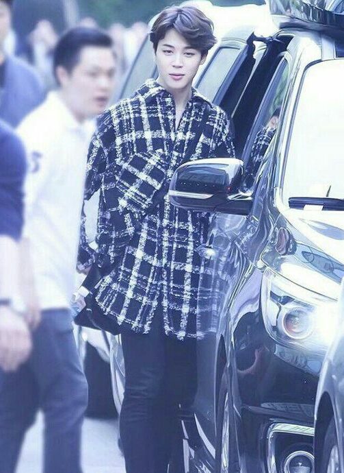 Black Fancy Checkered Jacket