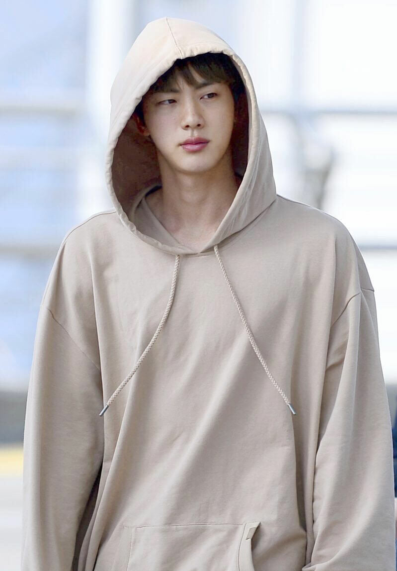 Beige Oversized Kangaroo Pocket Hoodie