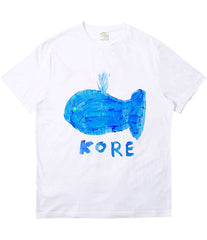White Jin Own Design Graffiti T-Shirt