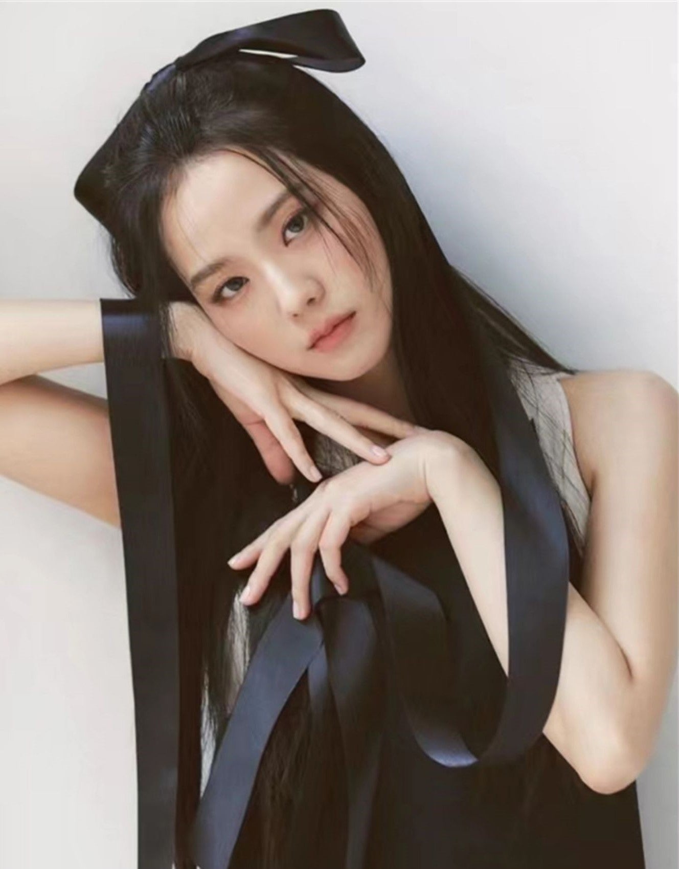 Black Minimalist Trapeze Dress
