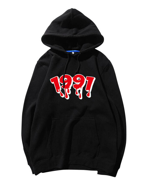 Grey 1997 Print Hoodie