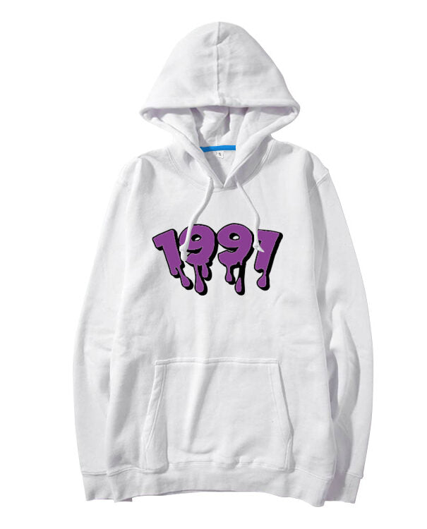 Grey 1997 Print Hoodie