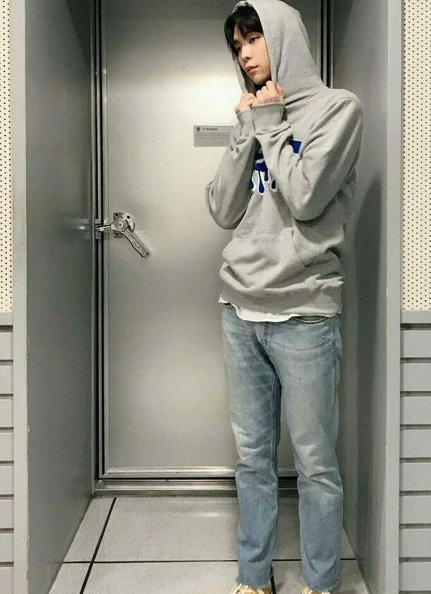 Grey 1997 Print Hoodie