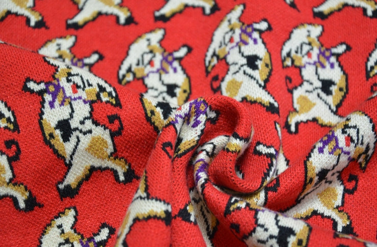 Red Happy Pigs Sweater
