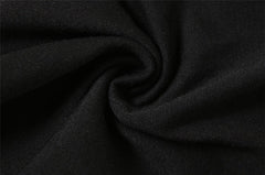 Black Cat-Printed Crew Neck Sweatshirt