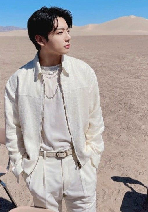 White Collared Two-Way Zip Jacket