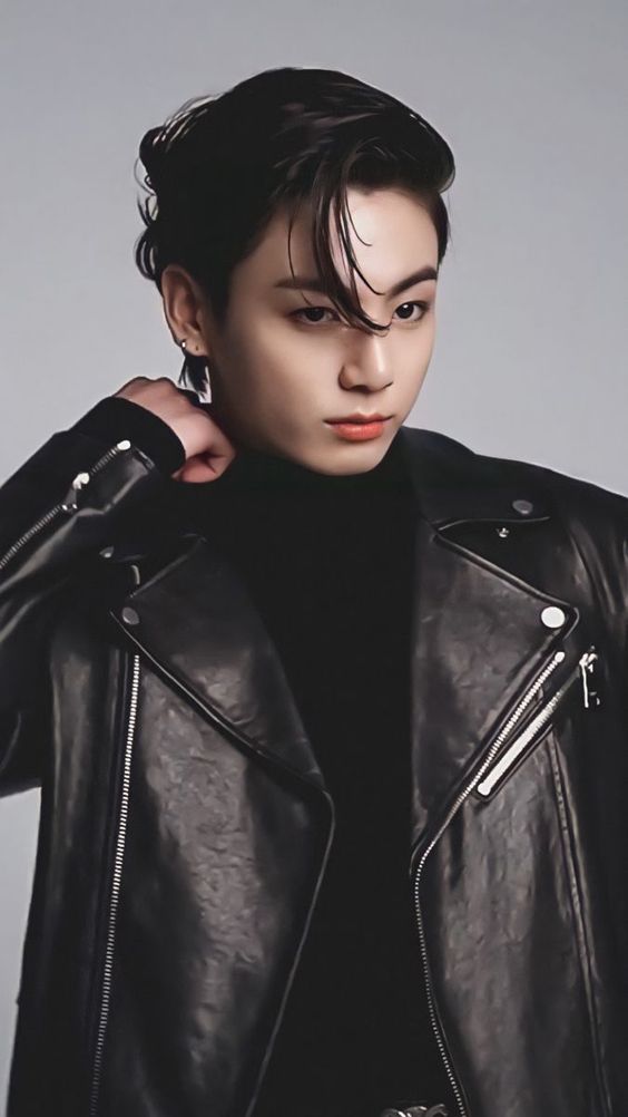 Black Oblique Zipper Punk Jacket
