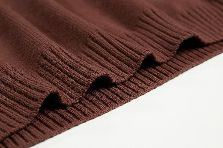 Knit Sweater Vest Casual Outerwear