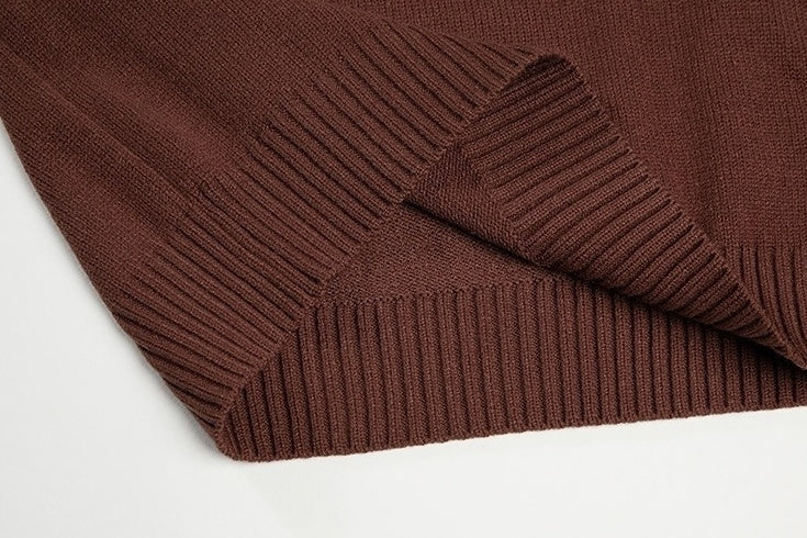 Knit Sweater Vest Casual Outerwear