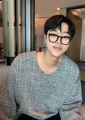 Knit Vneck Sweater With Chic Style