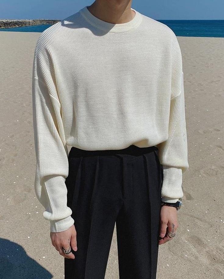 Knitted Casual Sweatshirt