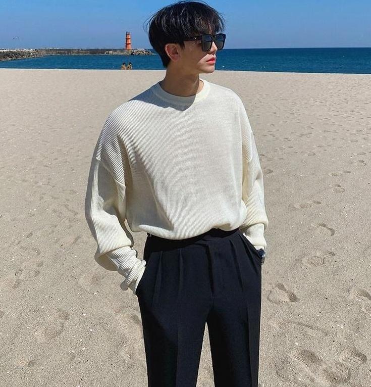 Knitted Casual Sweatshirt