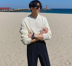 Knitted Casual Sweatshirt