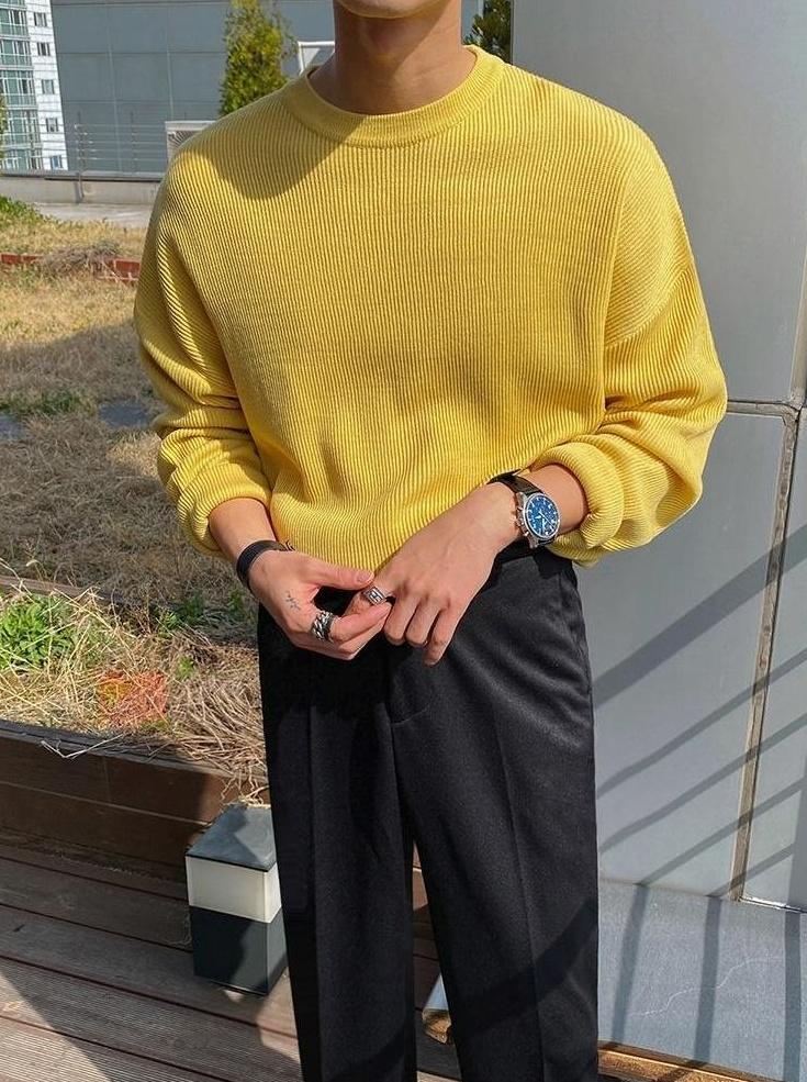 Knitted Casual Sweatshirt