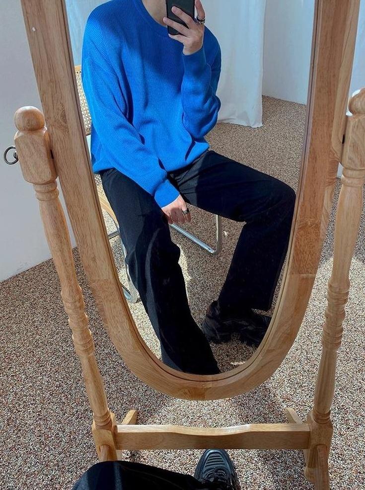 Knitted Casual Sweatshirt