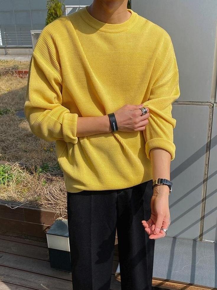 Knitted Casual Sweatshirt