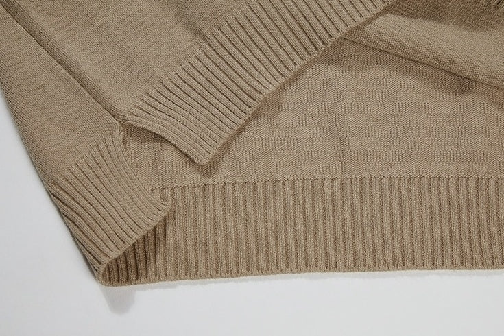 Knitted Vest Casual Trendy Vneck Sweater