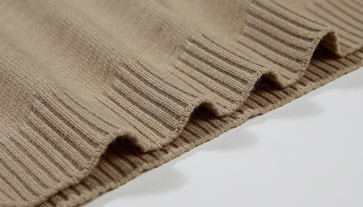 Knitted Vest Casual Trendy Vneck Sweater