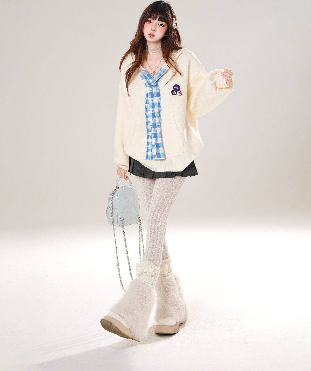 Korean Relaxed Hooded Sweater
