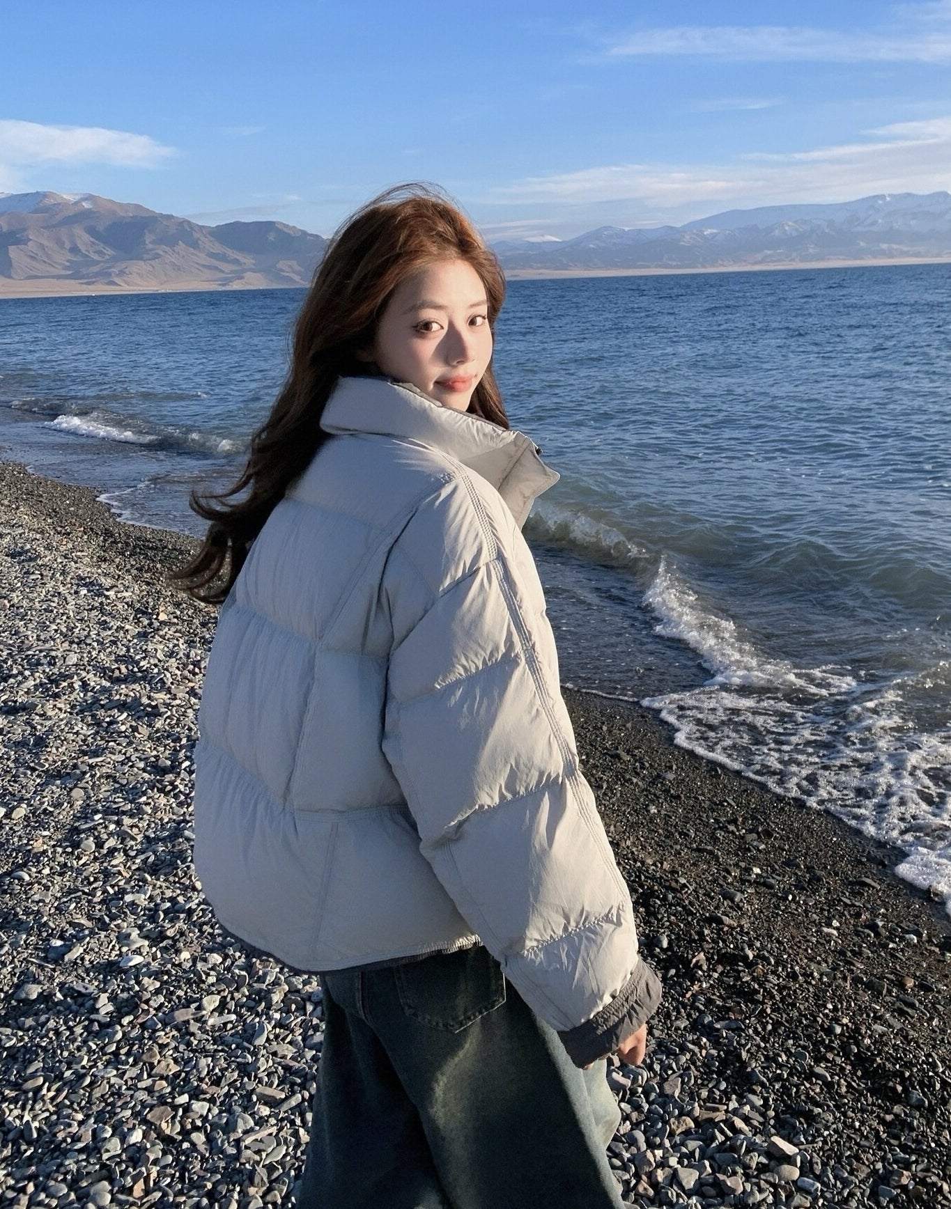 Korean Style Hooded Warm Puffer Jacket