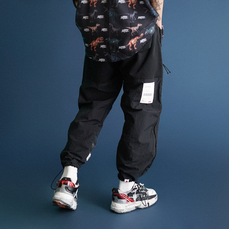 Korean Style Loose Cargo Jogger Pants