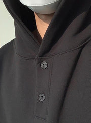 Korean Style Loose Hoodie Trendy Pullover
