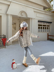 Korean Style Puffer Jacket Winter Thickened Youthful Coat