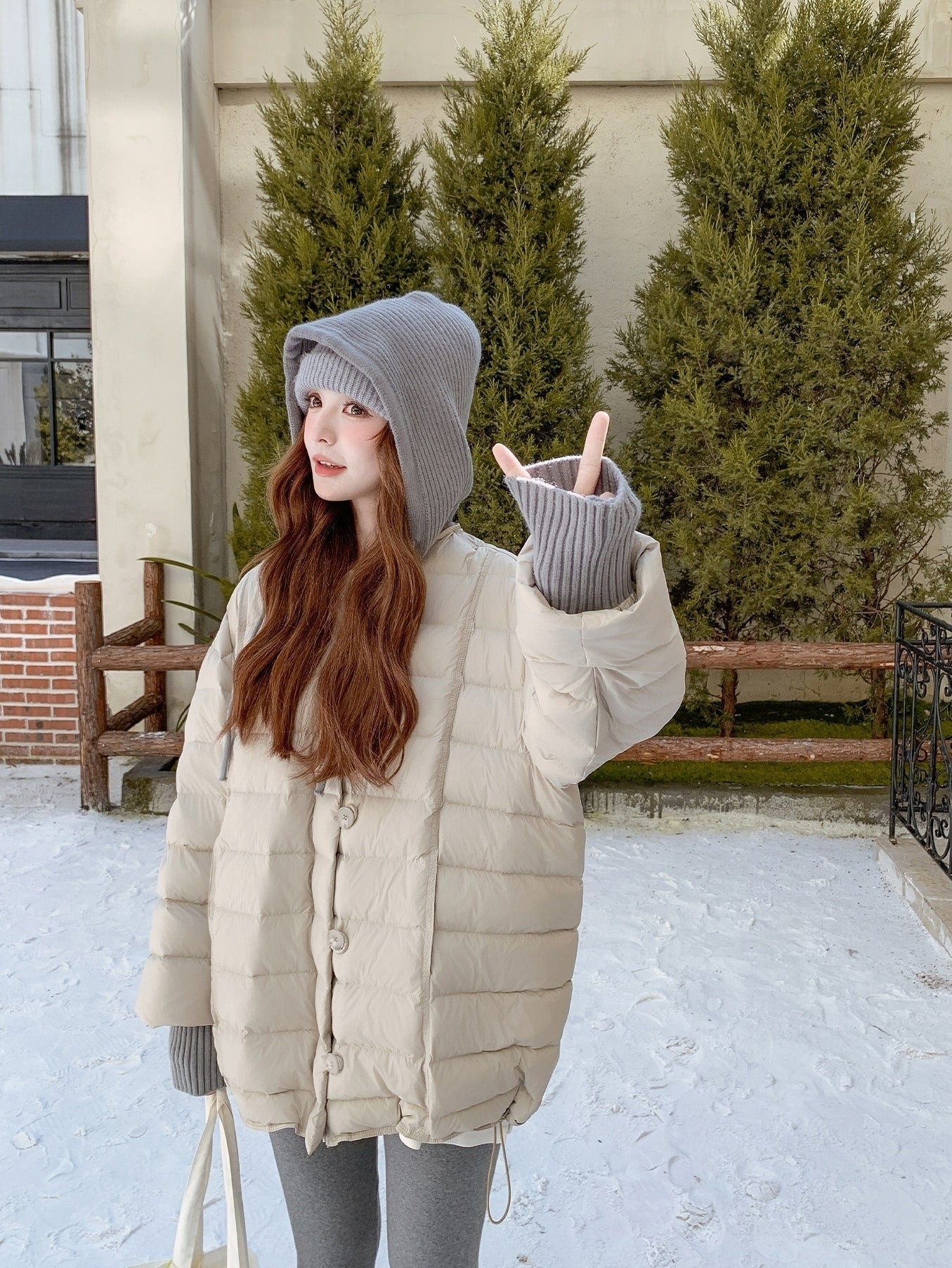 Korean Style Puffer Jacket Winter Thickened Youthful Coat