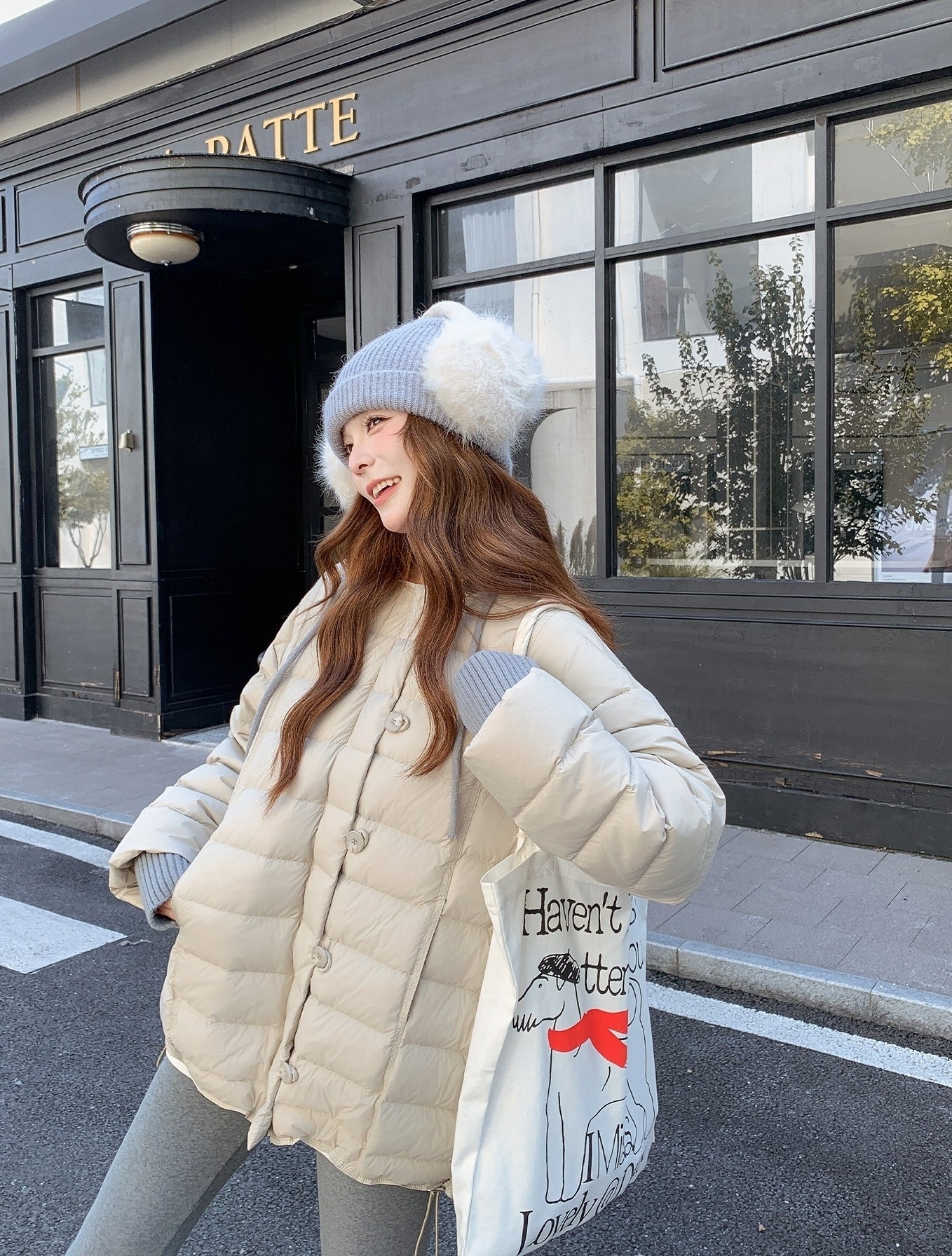 Korean Style Puffer Jacket Winter Thickened Youthful Coat