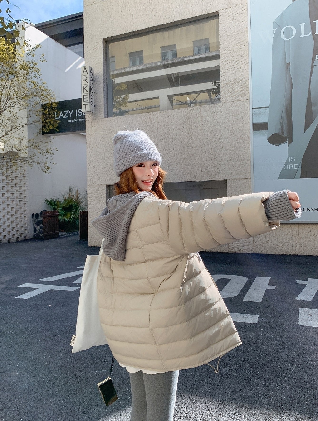 Korean Style Puffer Jacket Winter Thickened Youthful Coat