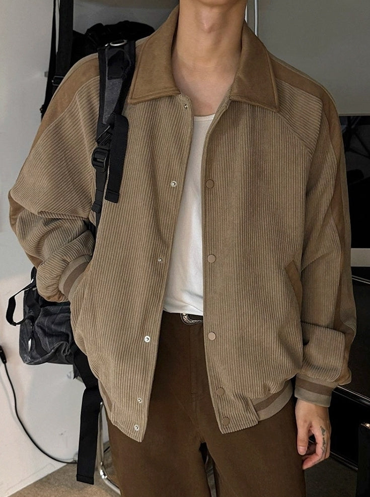 Korean Style Relaxed Commuter Collar Jacket