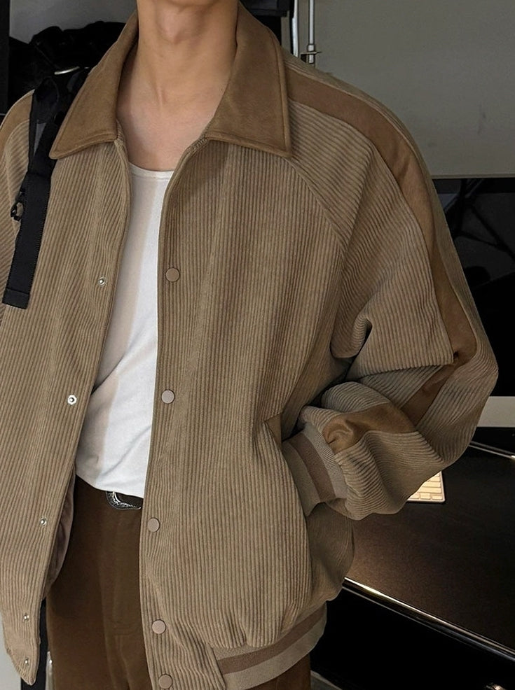 Korean Style Relaxed Commuter Collar Jacket